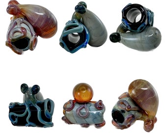 Octopus Dread Bead in Your Choice of Color