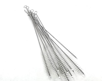 Straw Cleaning Brush in Stainless Steel