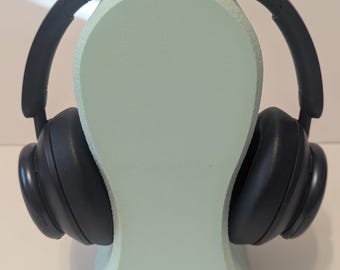 Sleek Headphone Stand with Integrated Storage Drawer for Audio Accessories