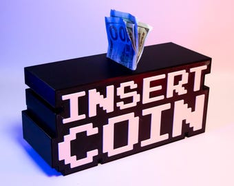 Insert Coin Piggy Bank: Whimsical Money Savings Jar