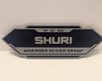 Black Panther Wakanda Custom Name Door Sign Marvel Wall Plaque Office Decor