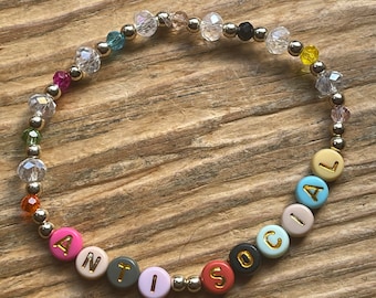 Anti-Social Beaded Friendship Bracelet | Snarky Gift