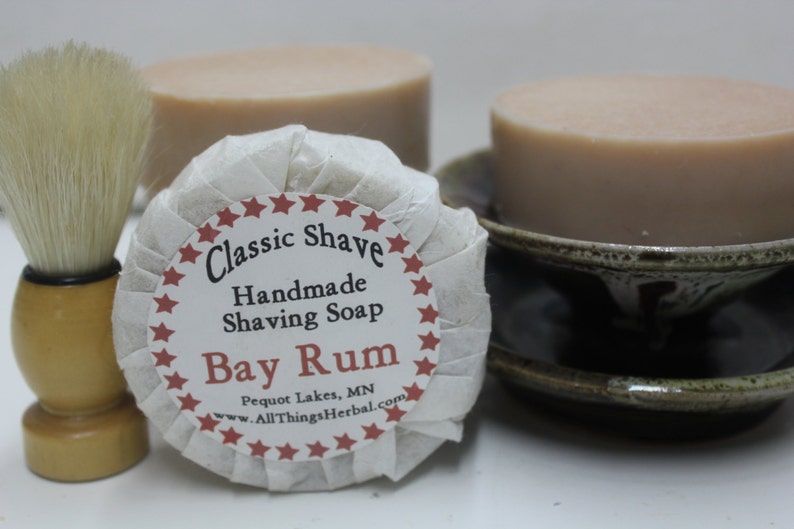 Bay Rum Shaving Bar Soap Traditional Mens Shaving Soap All Etsy