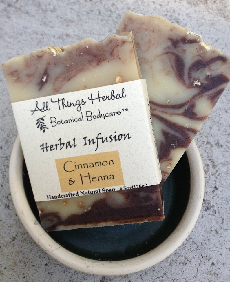 Handmade Soap Cinnamon & Henna Cold Process Soap Natural | Etsy