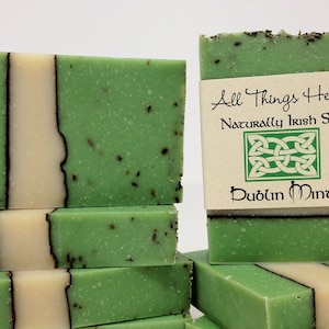Dublin Mint Soap: All Natural Irish Bar Soap with Peppermint