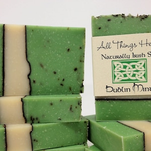 Dublin Mint Irish Soap, All Natural Bar Soap, Refreshing Mint, All Things Irish, Perfect Gift for Irish Lovers, Saint Patrick’s Day gift