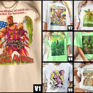 THE TOXIC AVENGER　フィギュア DVD & ヴィンテージTシャツ Toxic Avenger - New Jerseys Superhero T-Shirt Officially