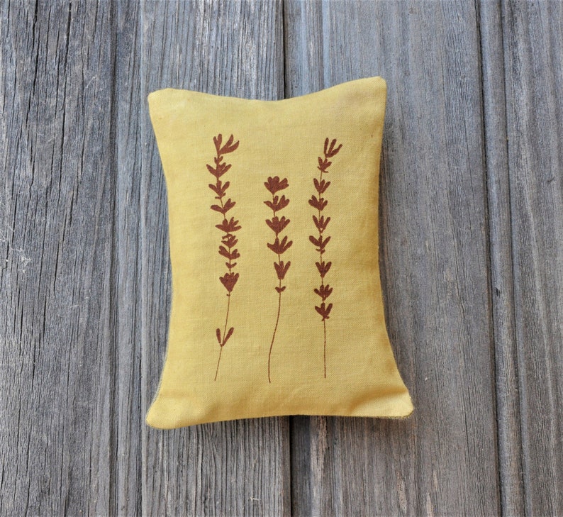 Lavender Sachet Scented Pillow Home Dye Fabric Etsy