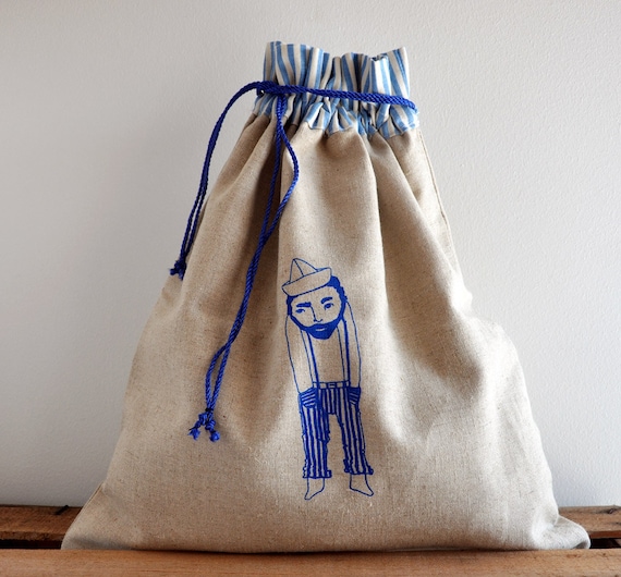 Bolsa para ropa interior Le Solitaire tela de lino Bolsa de lavanderia de viaje Bolsa para ropa interior masculina Etsy Mexico