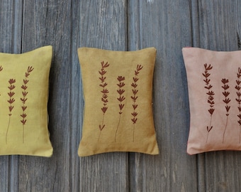 lavender sachet scented pillow - home dye fabric