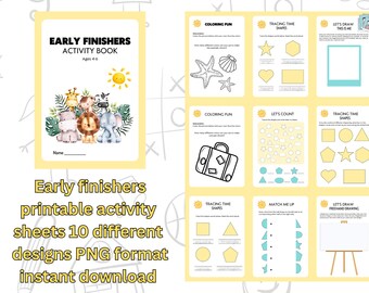 Pacote de atividades para impressão, páginas de atividades para crianças, caça-palavras, desenho, ligar os pontos, jogos, espionagem, atividades de labirinto, download digital em PDF