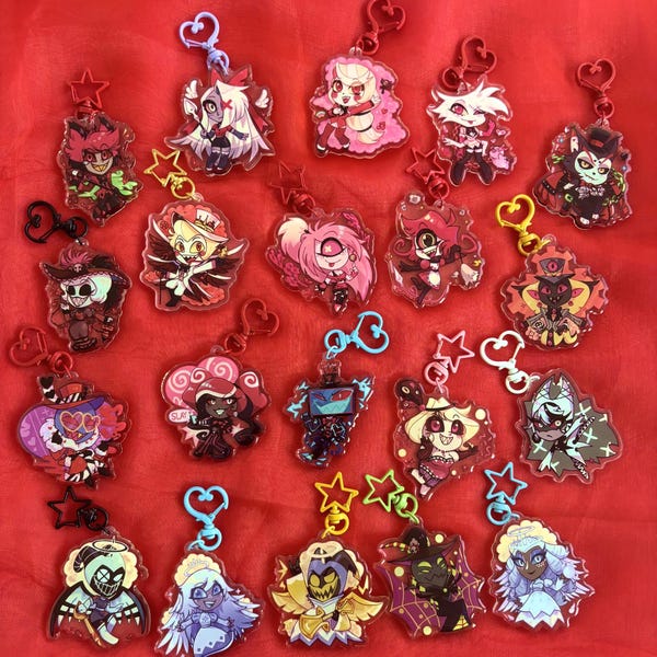 Hazbin Hotel Different Double-sided Keychain