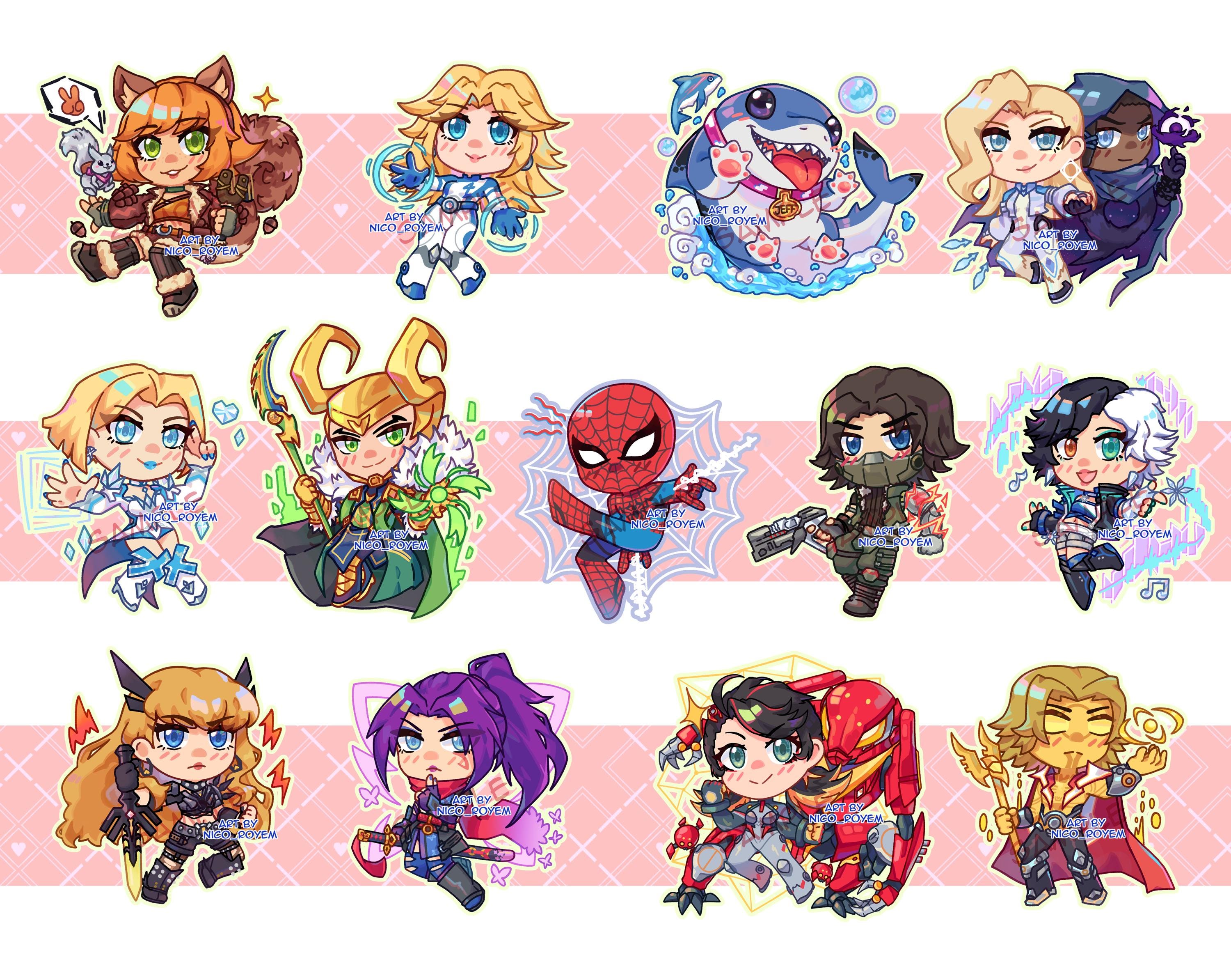 Marvel Rivals Different Double-sided Epoxy Keychain - Etsy