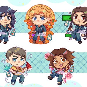 Mouthwashing Different Double-sided Keychain