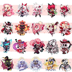 Hazbin Hotel Different Double-sided Keychain - Etsy