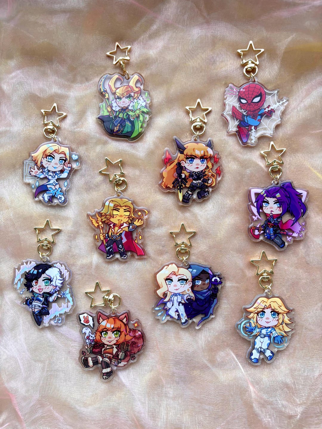Marvel Rivals Different Double-sided Epoxy Keychain - Etsy