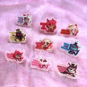Hazbin Hotel Acrylic Pins