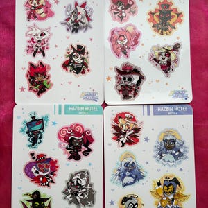 Hazbin Hotel Sticker Sheets
