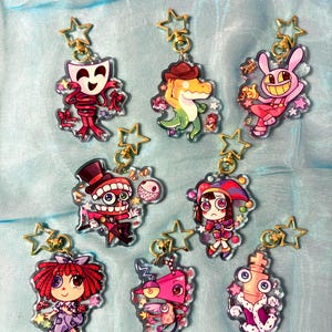 Digital Circus Different Double-sided Keychain