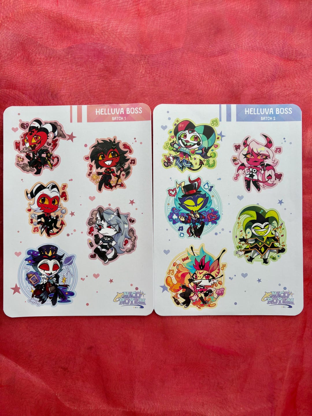 Da Boss Sticker Helluva Boss Sticker Sheets - Etsy