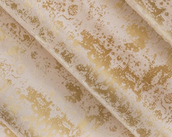 Luxurious Gold Gilded Velvet Curtains for Livingroom & Bedroom, 24 Color Options, Custom Velvet Curtain Panels
