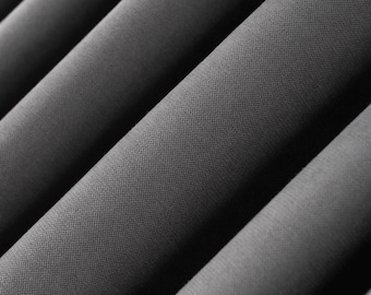 Extra Wide 100% Blackout Linen Curtain Panels, Custom Panels for Living Room & Bedroom, Thermal Insulated Drapery, 48 Colors