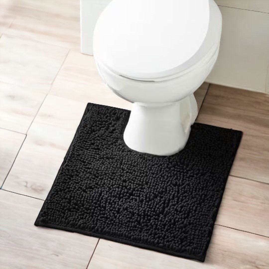 Black Noodle Pedestal Mat - Etsy