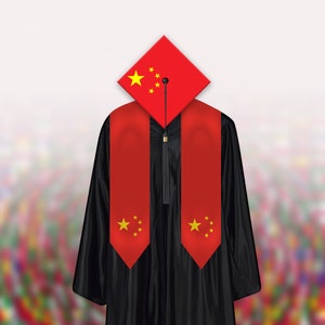 China Personalized Graduation Stole - Add Your Own Text and Images - Graduation Gifts, Graduation Sash, Custom Grad Stole