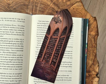Grand Library Booknook Bookmark - Paper Bookmarks - Book Fan Gift - Home Decor - Present - Bookworm Gift Ideas