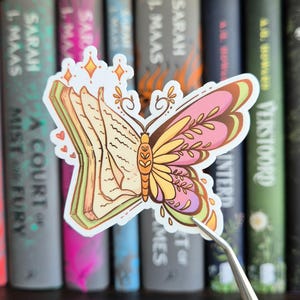 Adesivo per libri a forma di farfalla - Adesivi per libri - Articoli di cancelleria per lettori - Lettori magici - Regali per gli amanti dei libri