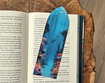 Deepsea Cove Booknook Bookmark - Paper Bookmarks - Book Fan Gift - Home Decor - Present - Bookworm Gift Ideas