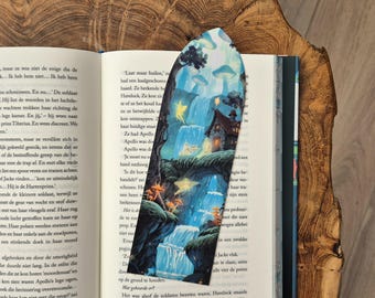 Fairy Village Booknook Bookmark - Paper Bookmarks - Book Fan Gift - Home Decor - Present - Bookworm Gift Ideas