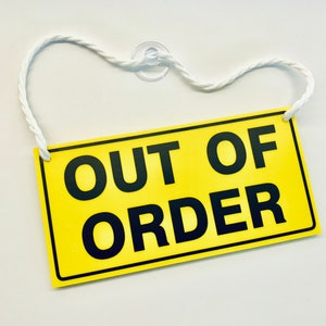 Ur funktion - Hängande skylt (150 mm x 75 mm)