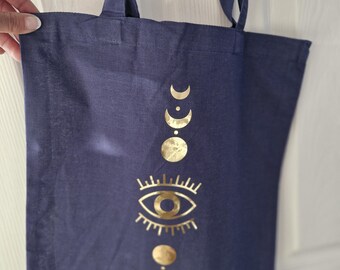 Evil Eye Cotton Bag
