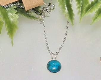 Turquoise Sterling Silver Necklace