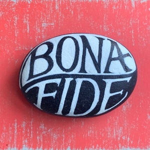 BONAFIDE hand lettered, Oregon Ocean stone image 6