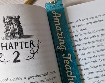 Resin Teacher bookmark