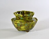 Miniature African Violet Pot Pagoda Green made to order 2 weeks