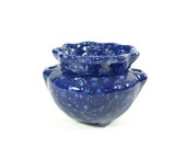 Miniature African Violet Pot Blue Lagoon made to order 2 weeks