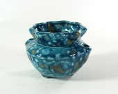 Miniature African Violet Pot Monsoon Seas made to order 2 weeks
