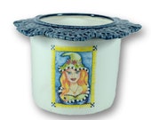 African Violet Pot Witch Blessed Be