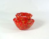 Miniature African Violet Pot Paradise Punch Red made to order 2 weeks
