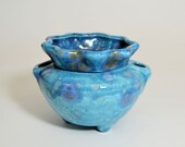 Extra Small African Violet Pot Tahiti Grape made to order 2 weeks