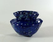 Miniature African Violet Pot Night Frost Blue made to order 2 weeks