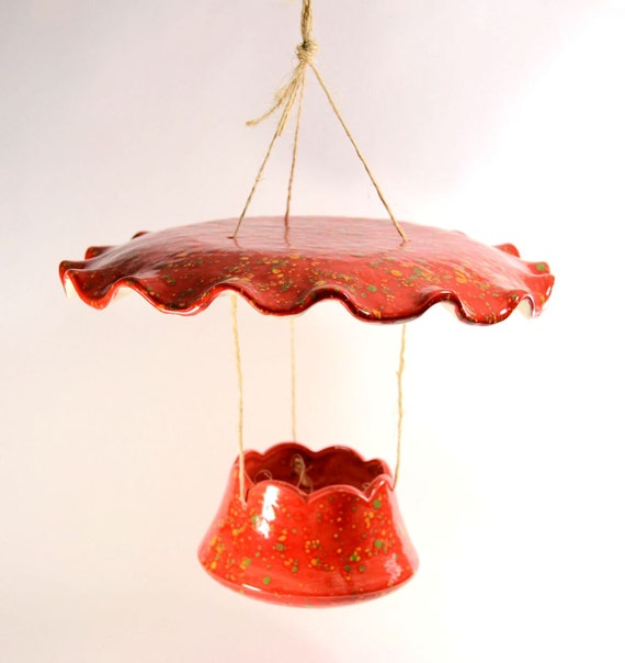 Umbrella Style Bird Feeder With Weather Guard Etsy