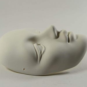 Pottery Face Ceramic Bisque Mask U Paint Preorder image 3