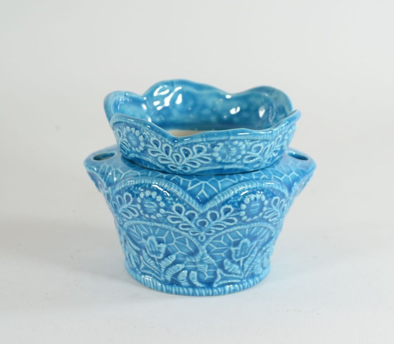 Scallop Lace African Violet Planter-Small made to order 2 weeks