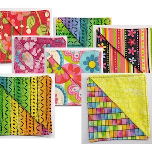 Colorful Corner Fabric Bookmark Handmade