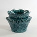 Scallop Lace African Violet Planter Medium made to order