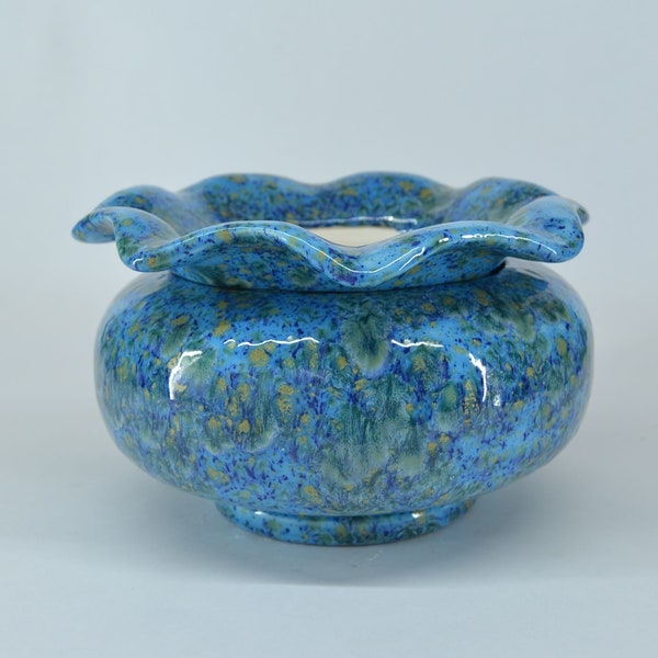 African Violet Pot Large Round Ruffled Preorder 3 weeks